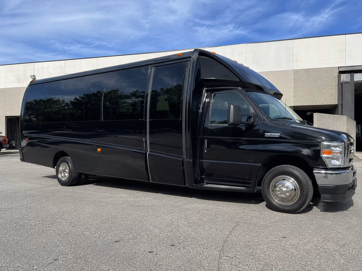 Garland Airport Shuttle & Transportation party bus exterior