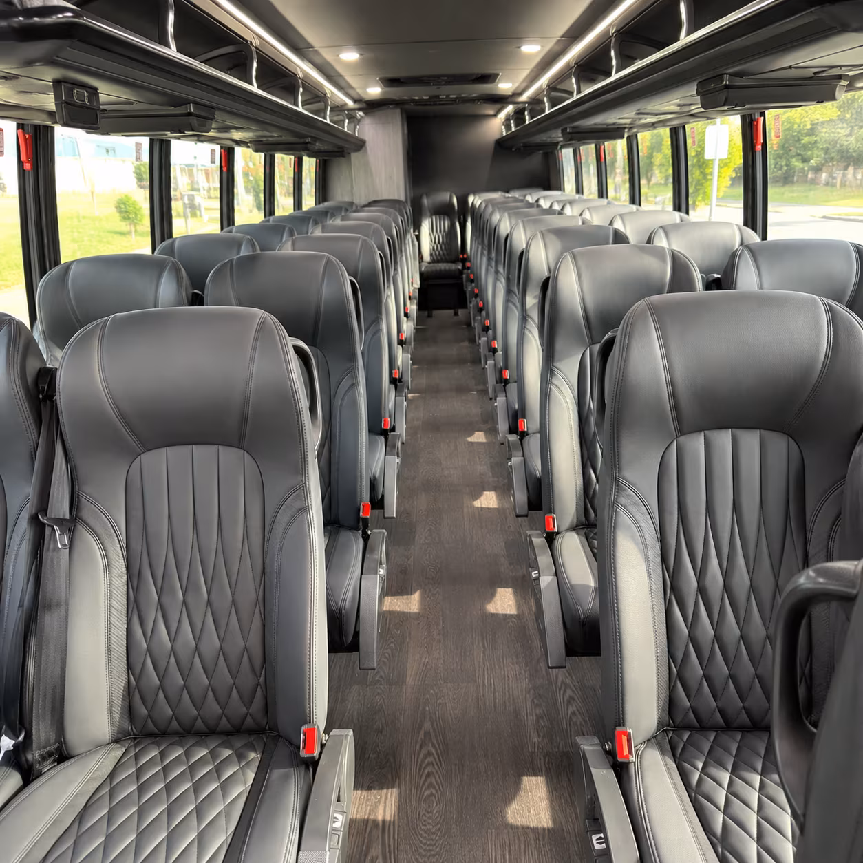 Garland Airport Shuttle & Transportation party bus interior