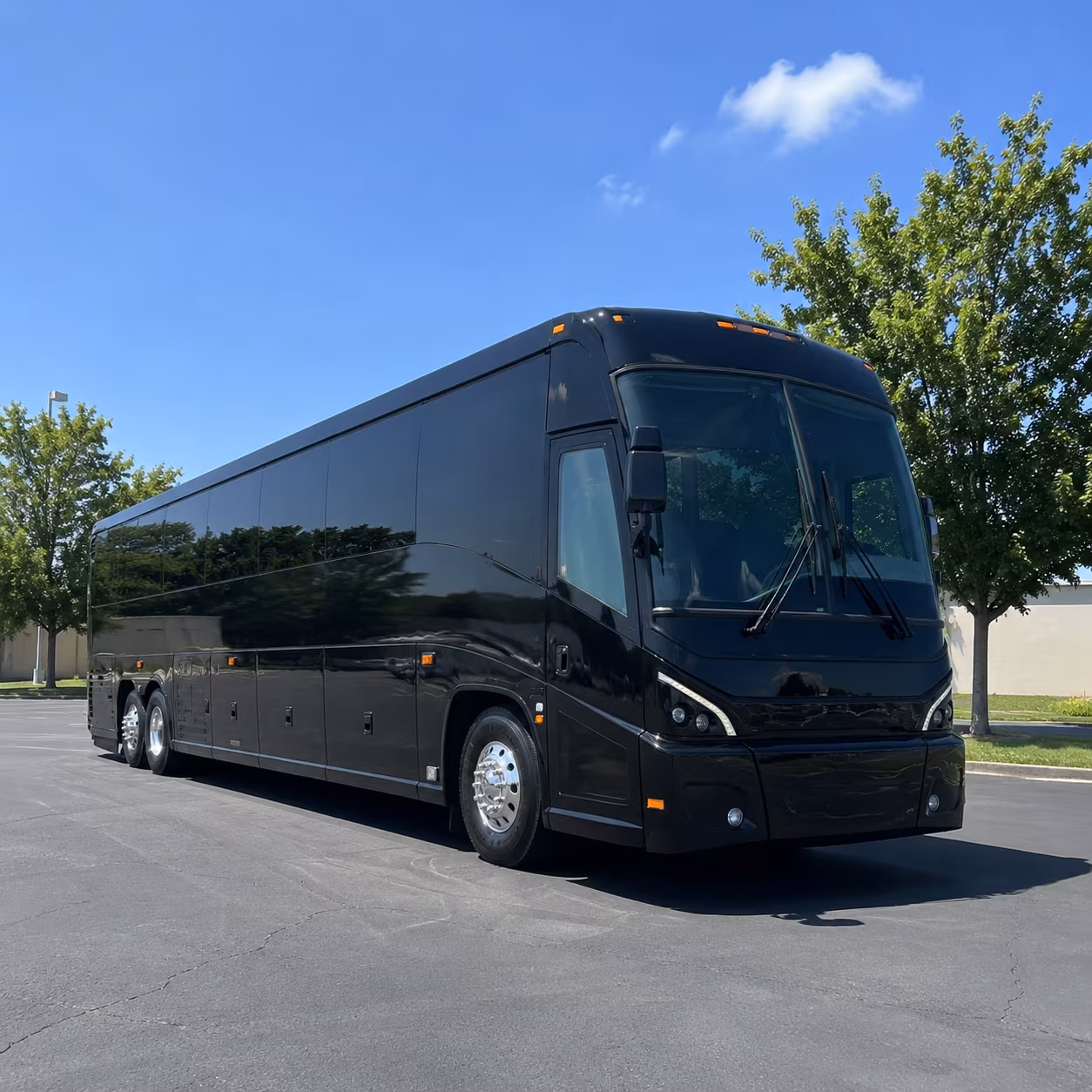 Garland Corporate Transportation party bus exterior