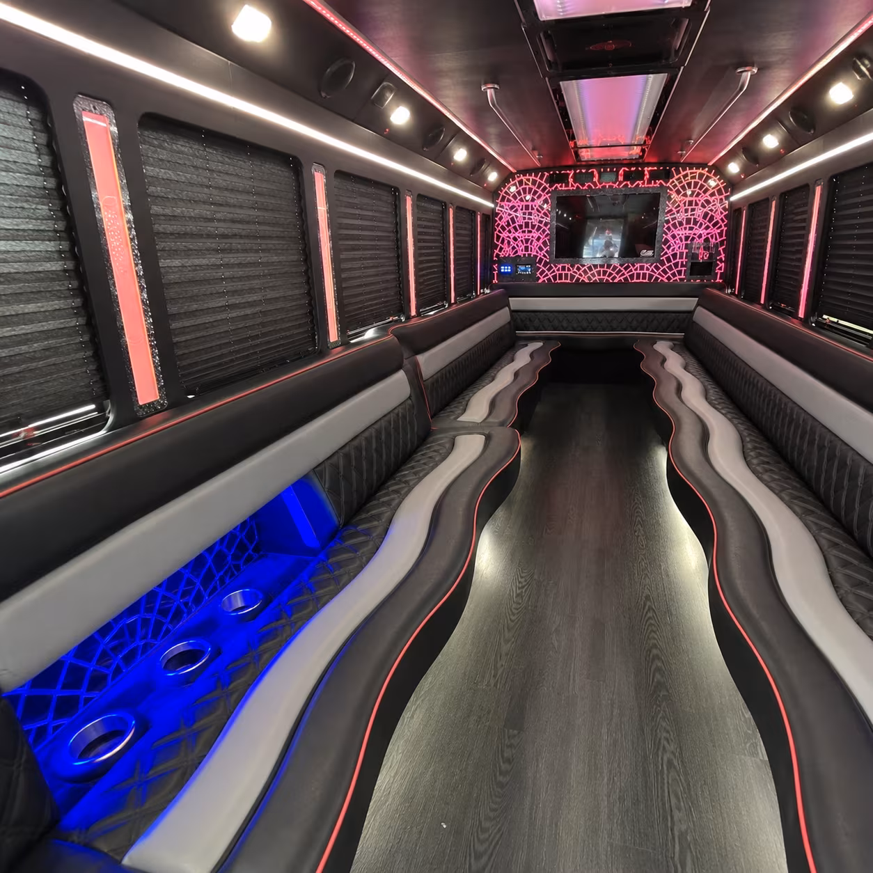 Garland Prom & Homecoming Transportation party bus exterior