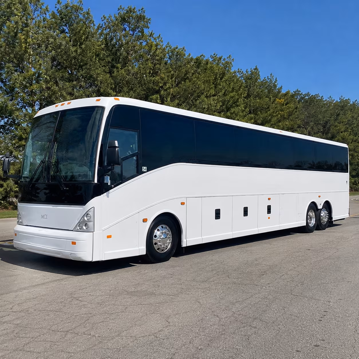 Garland School Event Transportation party bus exterior