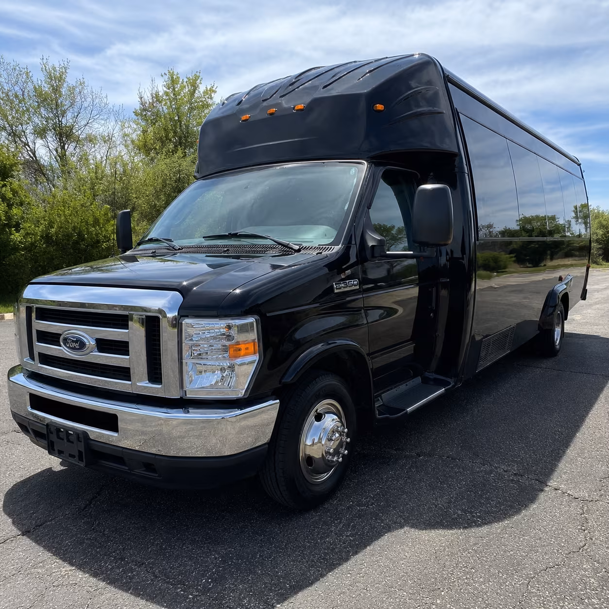 Garland Sporting Event Transportation party bus exterior