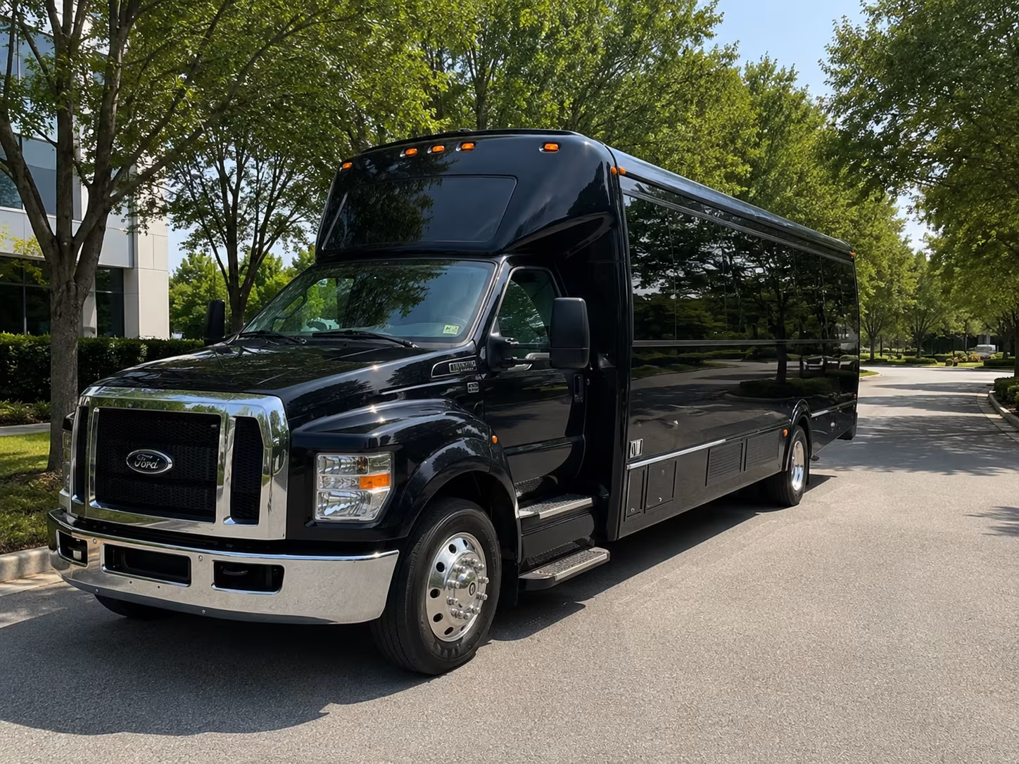 Garland Sporting Event Transportation party bus interior