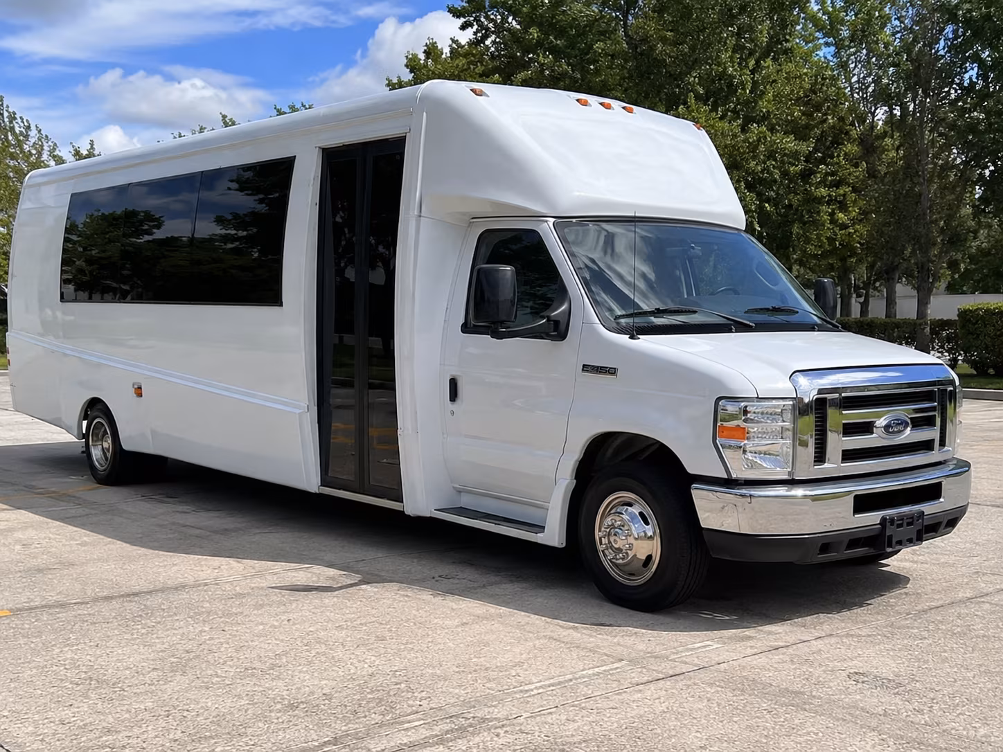 Garland Wedding Transportation onboard seating