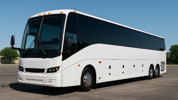 Exterior of Charter Bus Company Irving's 40 Passenger Party Bus in Irving