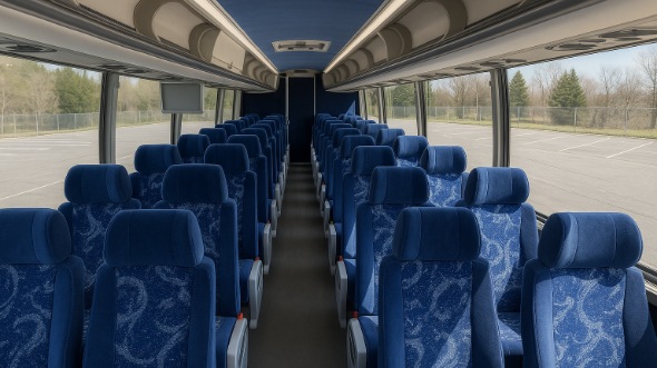 50 Passenger Charter Bus Interior