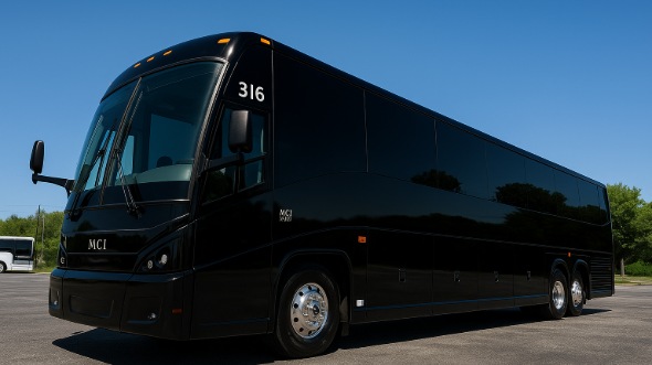 garland employee shuttle charter bus rental